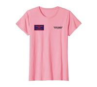 Top Gun Pete Mitchell Maverick, Spilla sul Petto Maglietta, Donna, Rosa, 3XL