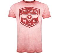 Top Gun Powerful, Maglietta 3XL male Rosso