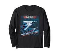 Top Gun Retro Chrome The Need for Speed Action Movie Maglia a Manica