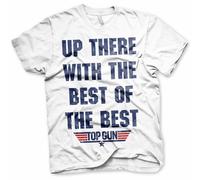 Top Gun T-Shirt Bianco Cotone Girocollo Manica Corta BIG&TALL 3XL 4XL 5XL