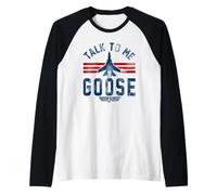 Top Gun Talk To Me Goose Maglia con Maniche Raglan