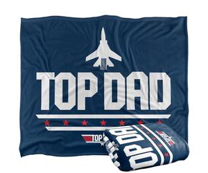 Top Gun Top Dad Coperta super morbida al tatto setoso - 152 x 127 cm