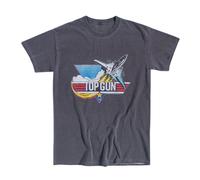 Top GunMaglietta RetròLavato Vintage Adulto Unisex (TT136)