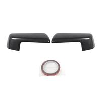 Top Half Mirror Cover Cap, Replacement for Chevy 1500 2500 3500 Side Wing Mirror Trim, ABS Plastic with Easy Paste Installation for Standard Mirrors 2019-2022 (Modello in fibra di carbonio)