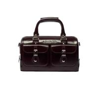 TOP HANDLE BAG CHERRY RED OXFORD RUB OFF BAULETTO