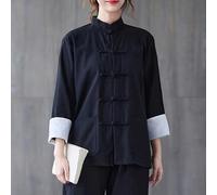 Top Hanfu Cinese Unisex In Cotone Giacca Cardigan Suit Tang Kung Fu