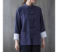 Top Hanfu Cinese Unisex In Cotone Giacca Cardigan Suit Tang Kung Fu