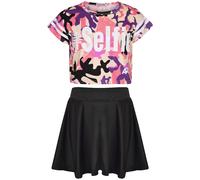 Top In Camouflage Per Ragazze E Gonna A Ruota Set 5-13 Anni