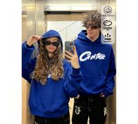 Top in cotone per coppie, top con fantasia Marvel, felpe con cappuccio larghe e basiche per coppie, top in cotone morbidi e traspiranti a maniche lunghe con spalle scese, perfetti per la primavera e l