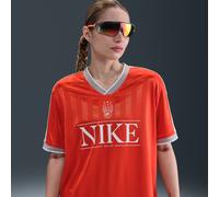 Top in jersey con scollo a V Nike Sportswear - Donna - Rosso S (IT 40-42)
