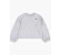 Top in maglia a righe a manica lunga Hacci bambina Grigio / Grey Heather levi > clothing > kids