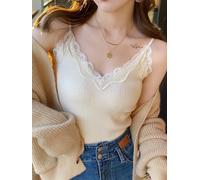 Top In Pizzo Senza Maniche Corto Sexy Casual Moda Per Donne HOT