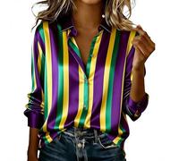 Top in raso da donna elegante da donna a maniche lunghe camicetta in seta come scollo a V elegante avvolgente cravatta frontale camicia casual tinta unita pullover per uscire tunica top con leggings