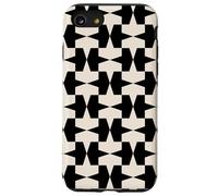 Top interconnessi in bianco e nero Custodia per iPhone SE (2020) / 7/8