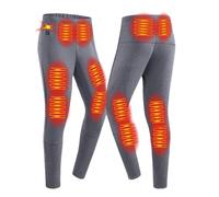 Top Intimo Termico Riscaldato Da Donna, Pantaloni Riscaldati Da Uomo, Camicie Termiche Foderate in Pile,S, Grey Men Pants