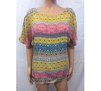 Top Leggero Donna Desigual Ref19SWTKY7 100% Viscosa Taglia M Multicolore Nuovo