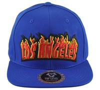 Top Level Los Angeles Città California State Adulti Fuoco Fiamme Cappellino