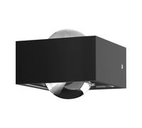 Top Light Applique a LED Focus 100 lenti chiare, nero/cromo Top Light