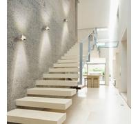 Top Light Applique a LED Focus 100, lenti trasparenti, cromo Top Light