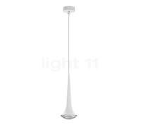 Top Light Look at Me Lampada a sospensione LED, bianco opaco - White Edition - lente trasparente