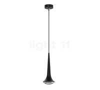 Top Light Look at Me Lampada a sospensione LED, nero opaco - lente trasparente