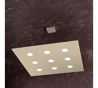 Plafoniera Moderna Echo Metallo Bianco 6 Luci Gx53