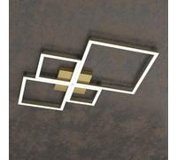 FOUR SQUARES APPLIQUE-PLAFONIERA 70 CM. ORO BRUNITO VERNICIATO 1162-70-OB