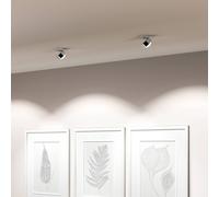 Top Light Puk! 80 Move spot LED lente satinata cromo Top Light