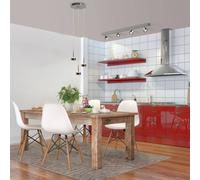 Top Light Puk Drop Trio lampada a sospensione, cromo, a 3 luci, G9