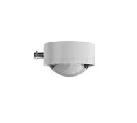 Top Light Puk Mini Mirror Lampada da specchio LED, bianco opaco - vetro opaco/lente trasparente
