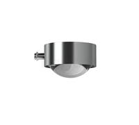 Top Light Puk Mini Mirror Lampada da specchio LED, cromo opaco/vetro opaco/lente trasparente