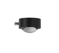 Top Light Puk Mini Mirror Lampada da specchio LED, nero opaco - vetro opaco/lente trasparente