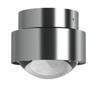Top Light Puk Mini Move LED, lente trasparente, cromo opaco Top Light
