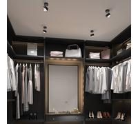 Top Light Puk Mini Turn LED lente spot chiara a 1 luce antracite Top Light