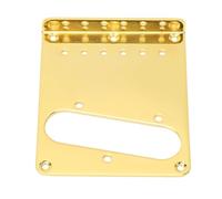Top Loader piastra ponte per chitarra elettrica, piastra di base per telecaster, 6 corde in acciaio color oro con squisita fattura, ampia applicazione per