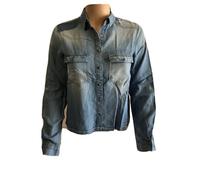 Top Luce IN Jeans Donna salsa Ref 121713 TAGLIA S Blu Nuovo