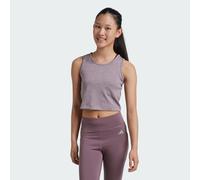 Top Luxe Crop Junior Shadow Fig Mel / Reflective Silver 11-12A