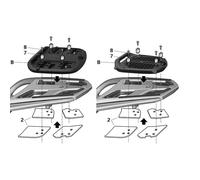 Shad Montage Arrière Du Top Case Bmw R1200rt/k1600gt