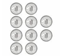 TOP-MAX 10 adesivi per tag NFC da 25 mm, con chip NTAG 213, etichette programmabili, rotonde, riscrivibili, per dispositivi abilitati NFC