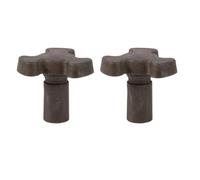 TOP-MAX 2 accoppiatori a Y in plastica per microonde con supporto guida a rullo, altezza albero 2,20 cm, parte di ricambio per rotazione stabile del vassoio in vetro