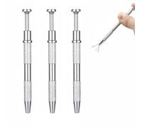 TOP-MAX 3 supporti per pietre preziose, 4 artigli, sollevatore chip IC con manico antiscivolo, supporto meccanico a 4 bracci, aiuto di montaggio per elettronica, schede e orologiai