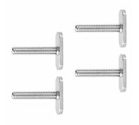 TOP-MAX 4 viti a testa martello, M6 x 25 mm, in acciaio inox con scanalatura a T, universali, per kayak, canoa, barche