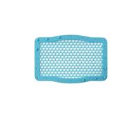 TOP-MAX Cestello Lavastoviglie in Silicone Pieghevole, Contenitore a Rete con Chiusura a Scatto per Accessori Lavastoviglie e Utensili da Cucina (Stile Cuore Blu)
