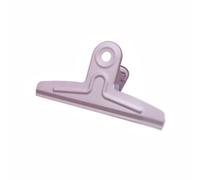 TOP-MAX Clip a forma di bulldog extra large, resistenti, in metallo, con potente molla per una presa forte, per organizzare documenti, poster di grandi dimensioni (S rosa chiaro)