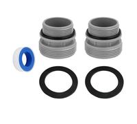 TOP-MAX Kit adattatore per pompa da piscina, 2 pezzi, compatibile con filtro Coleman