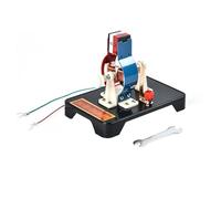 TOP-MAX Modello di motore, motore elettrico piccolo educativo di fisica, Assemblea del elettromotore per la formazione tecnica dei progetti degli studenti, CC 3V-6V