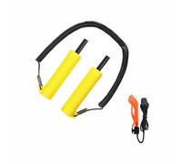 TOP-MAX Set di bastoncini di ghiaccio retrattili con punte per ghiaccio e | Set di salvataggio invernale, attrezzatura di emergenza portatile per pattinaggio su ghiaccio, slittino