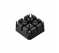 TOP-MAX Supporto per orologio, blocco di fissaggio, chiusura in plastica, strumento di riparazione e morsetto per cambio cinturino, Nero