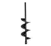 TOP-MAX Trapano a mano, da giardino, trapano a spirale, per piantare e forare, gambo esagonale da 3/8", strumento di scavo nero [5 x 22 cm)