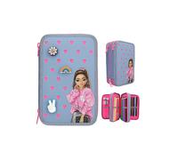 TOP MODEL Astuccio a 3 scomparti con silicone